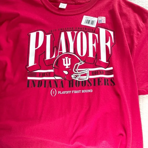 NWT 6 Pack Hanes Indiana T-Shirts Med, Lg, Xl - Picture 16 of 16